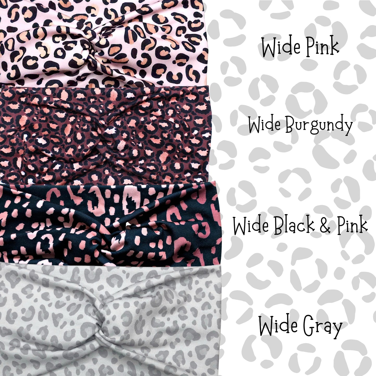 Leopard Print Headbands
