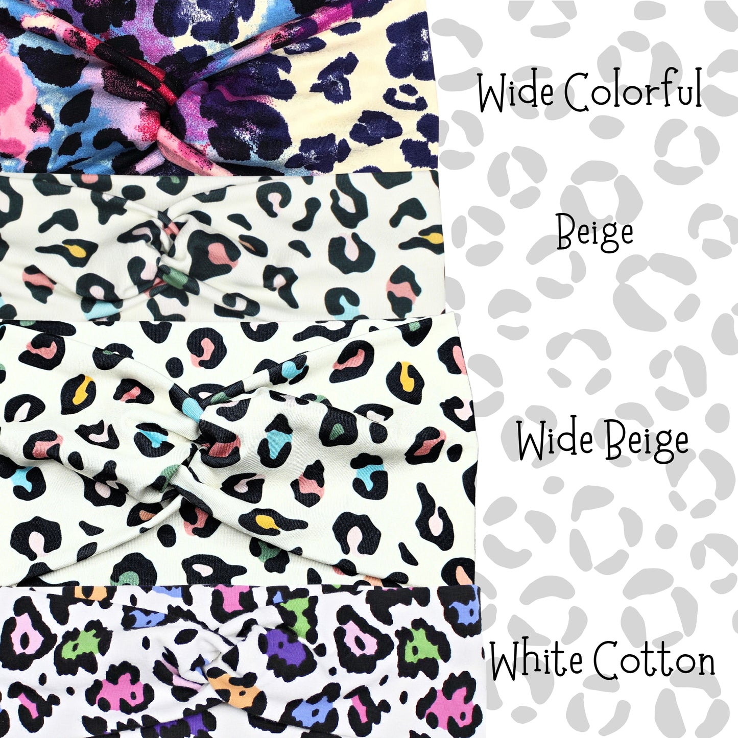 Leopard Print Headbands