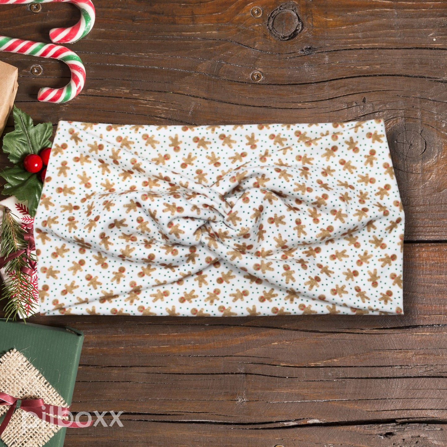 Wide Gingerbread Headband