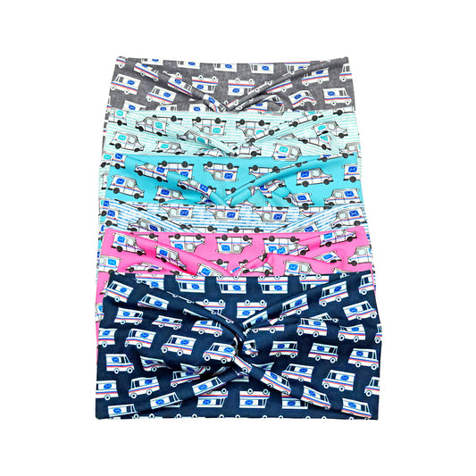 Wide Mail Truck Headbands