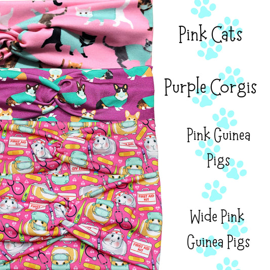 Medical Animals Stretchy Headbands