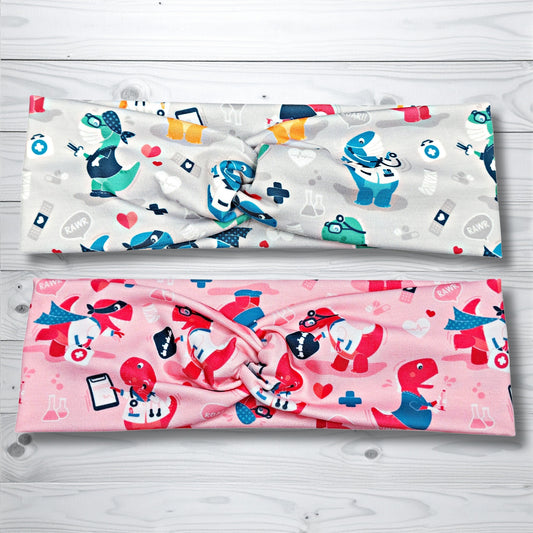 Medical Dinos Headbands