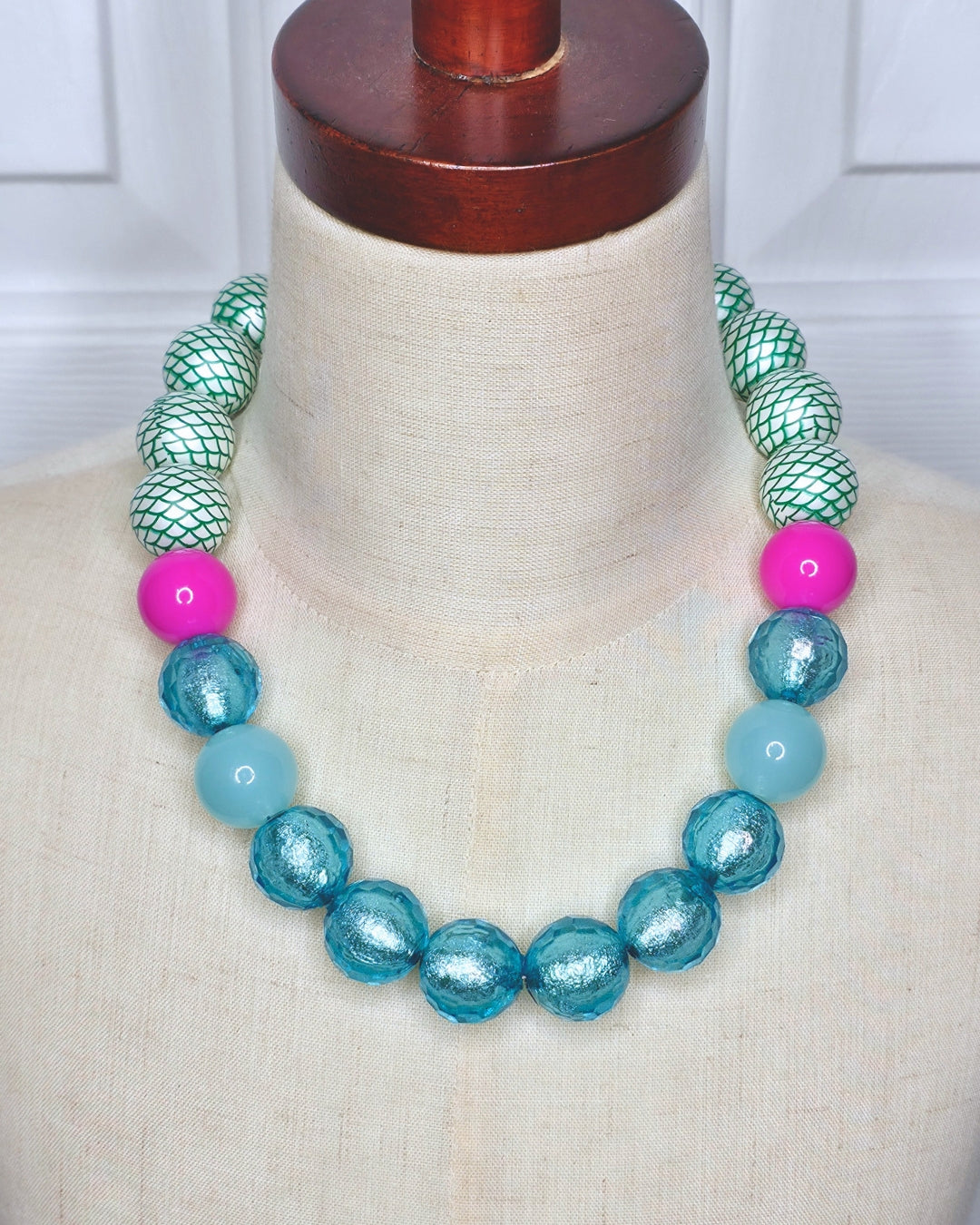 Mermaid Beaded 19" Necklace