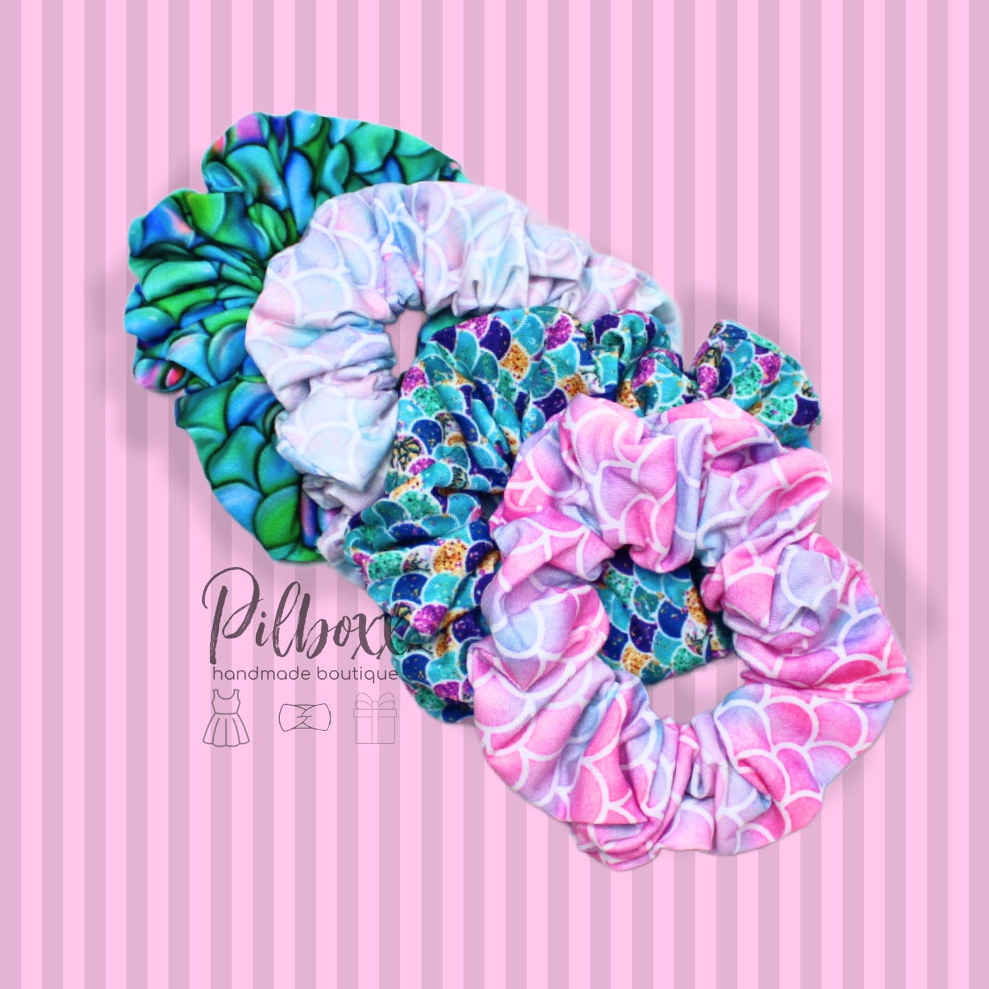 Mermaid Scrunchies