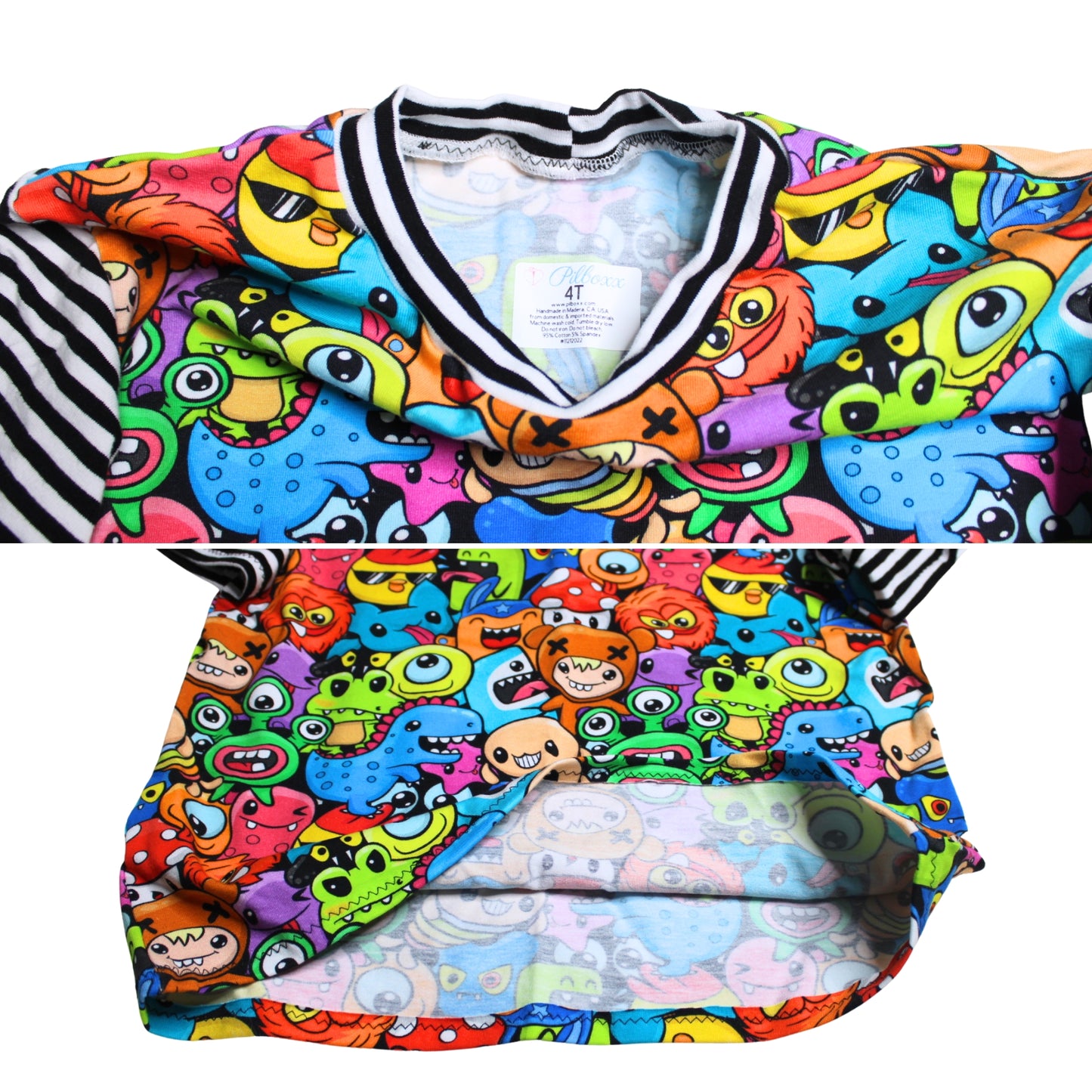 Cartoon Monster Oversized Tee