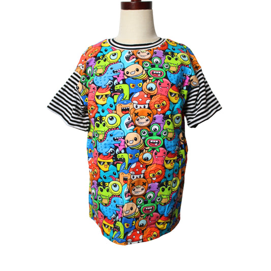 Cartoon Monster Oversized Tee