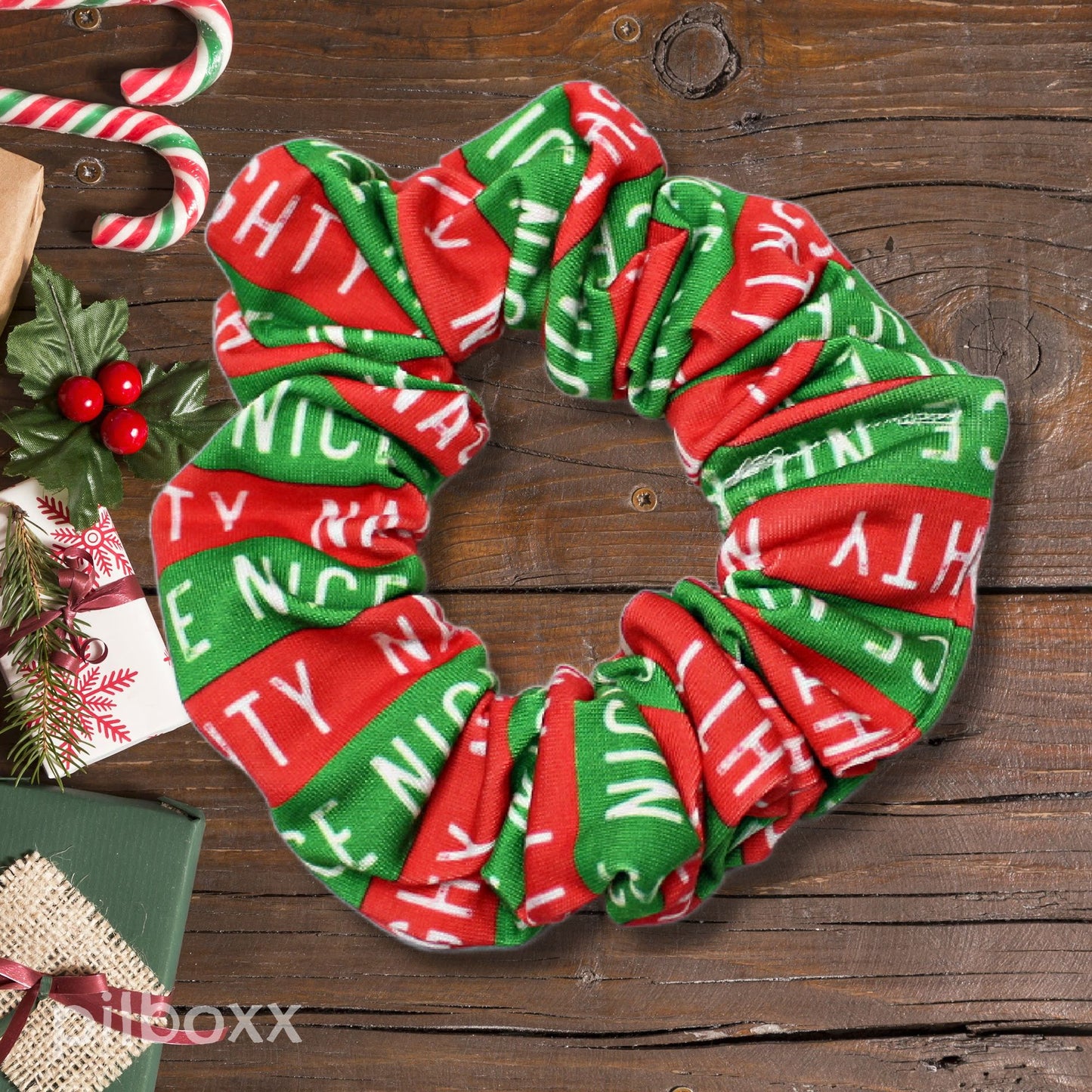 Naughty and Nice Scrunchies