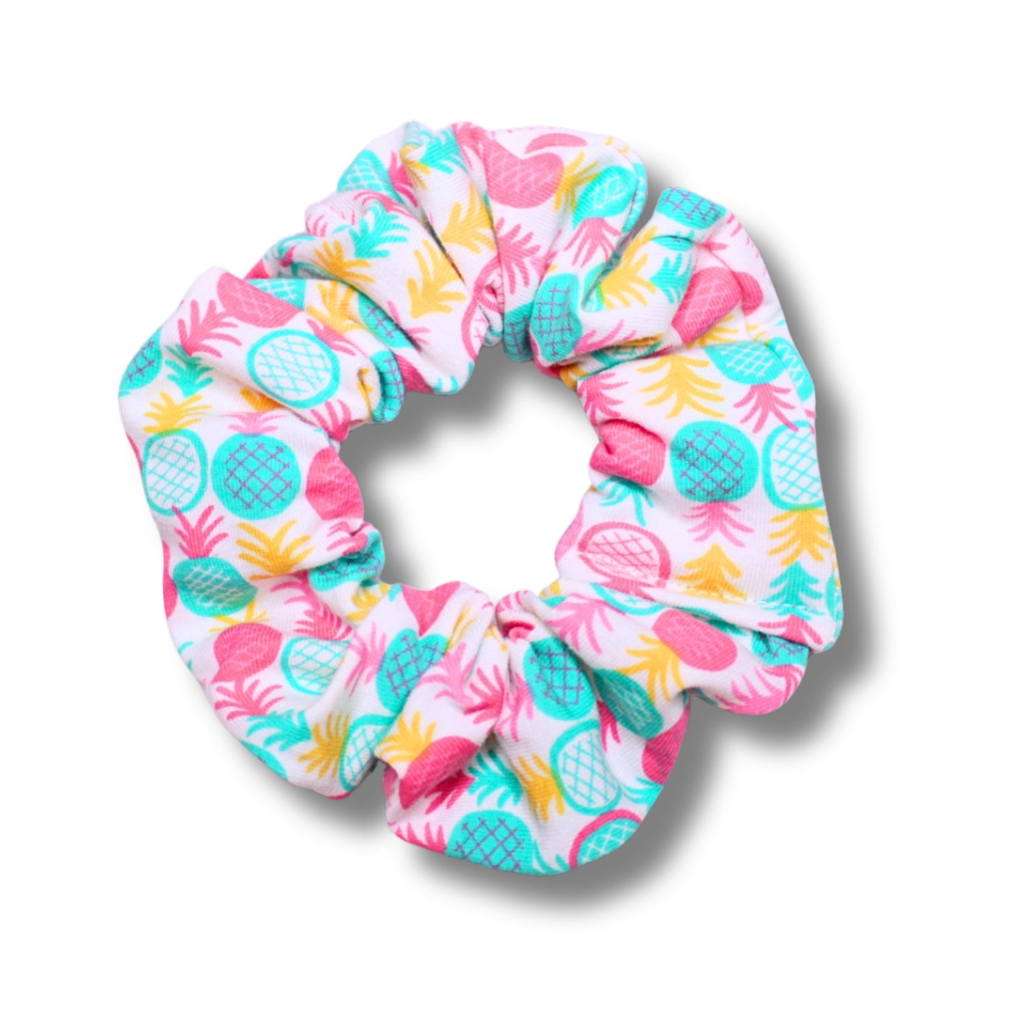 Tropical Pineapple Scrunchies