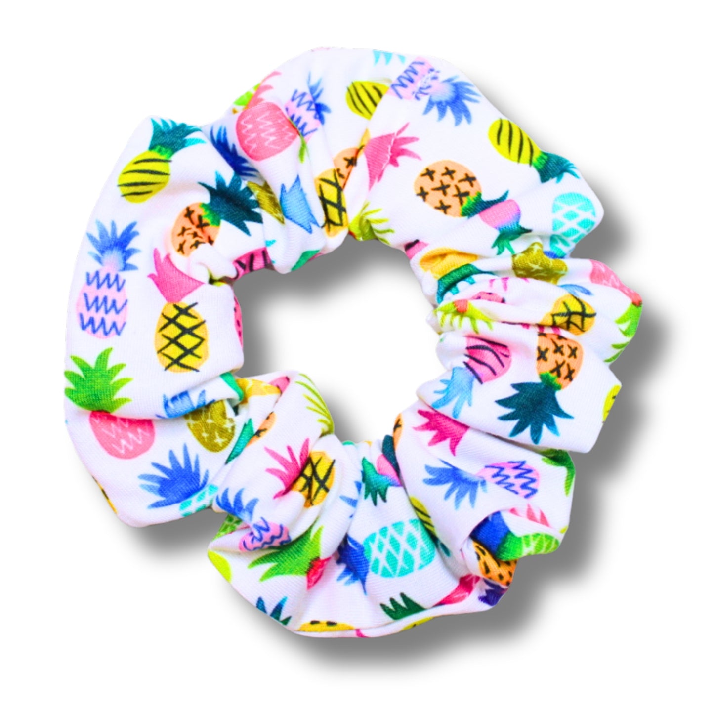 Tropical Pineapple Scrunchies