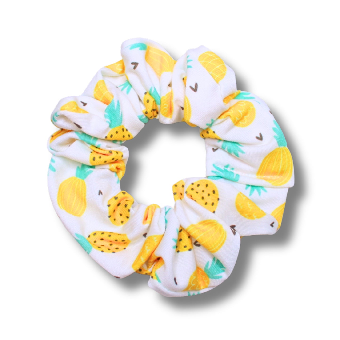 Tropical Pineapple Scrunchies