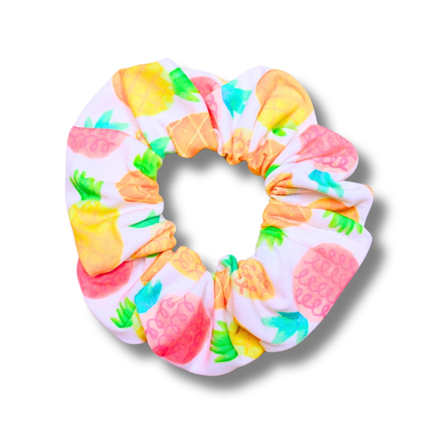 Tropical Pineapple Scrunchies