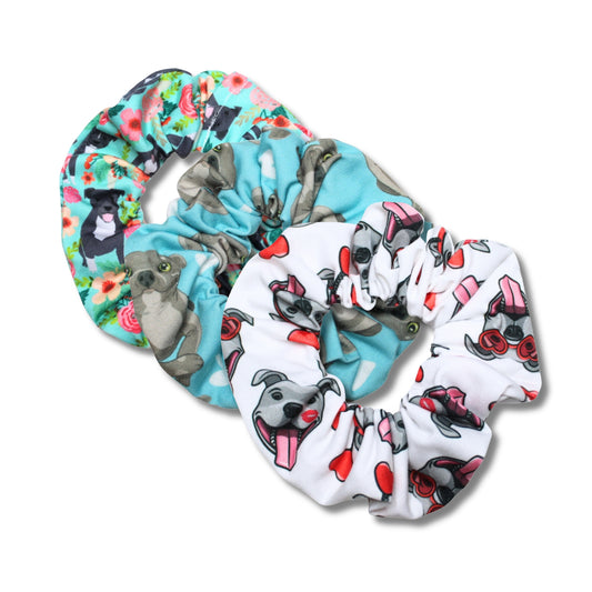 Pitbull Dog Scrunchies