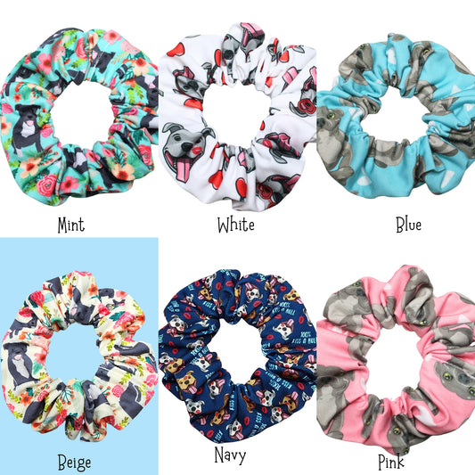 Pitbull Dog Scrunchies