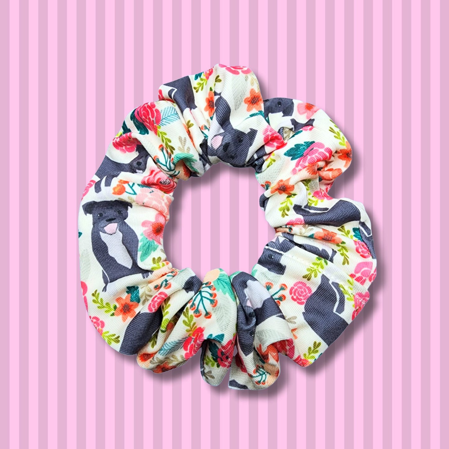 Pitbull Scrunchie: White or Green