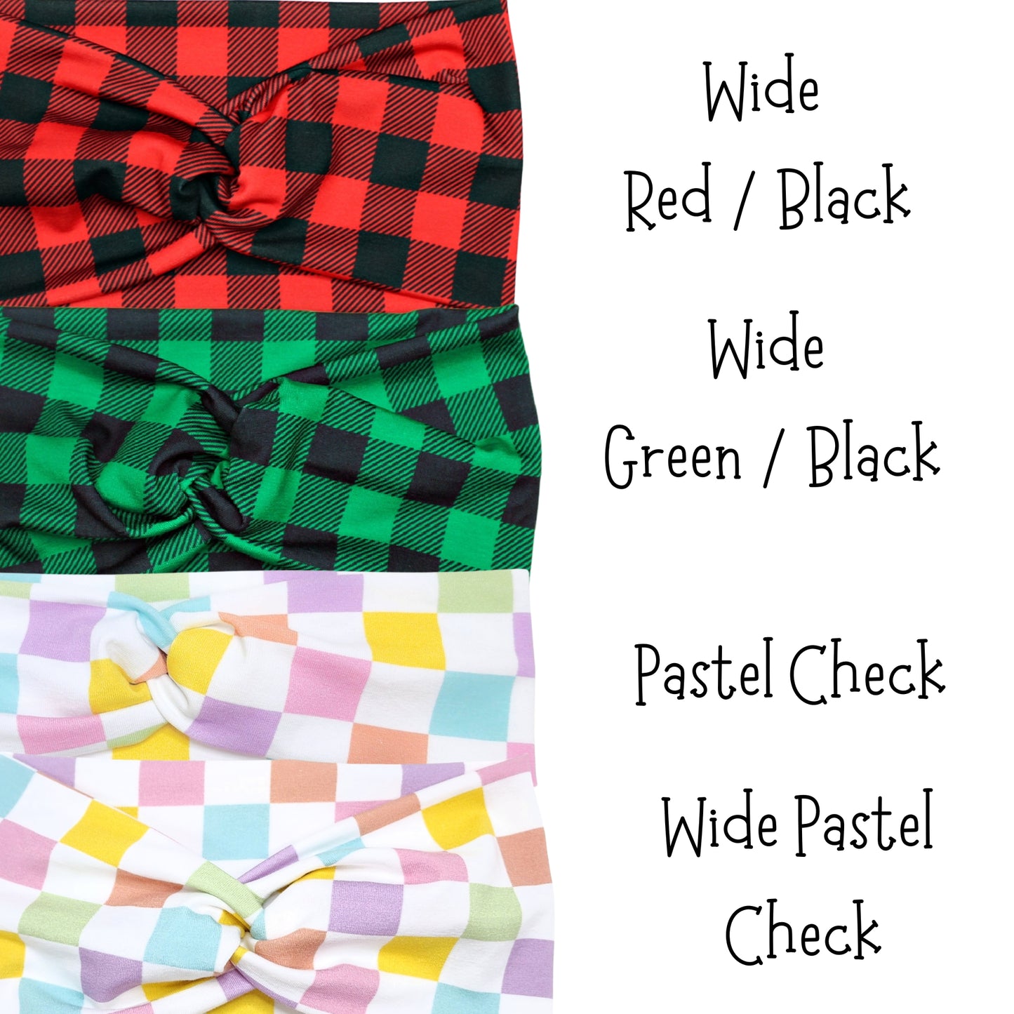 Plaid / Check Headbands