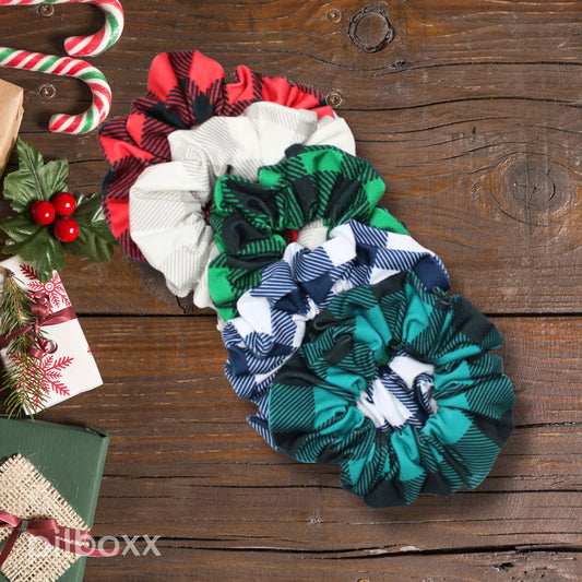 Plaid Scrunchies