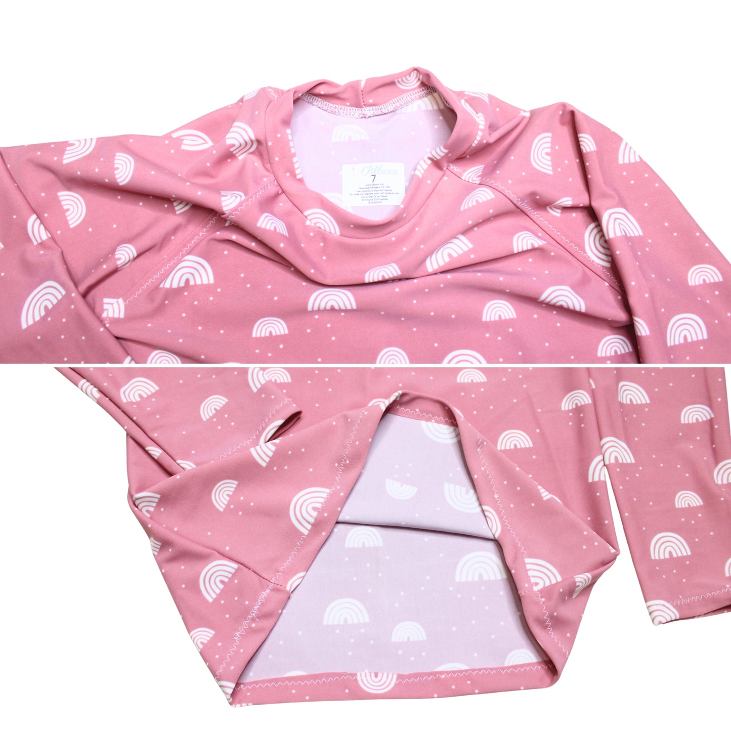 Girls Long Sleeve Rash Guards