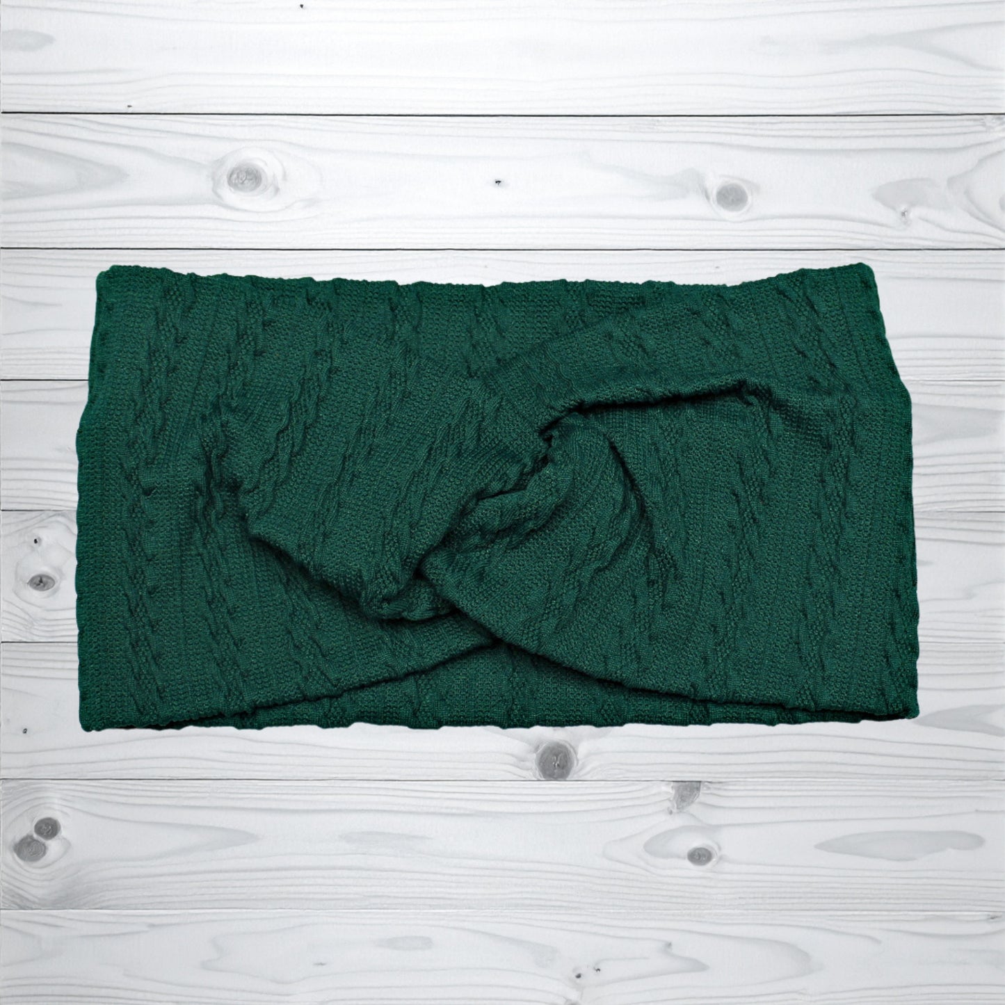 Solid Rib & Cable Knit Cozy Headbands