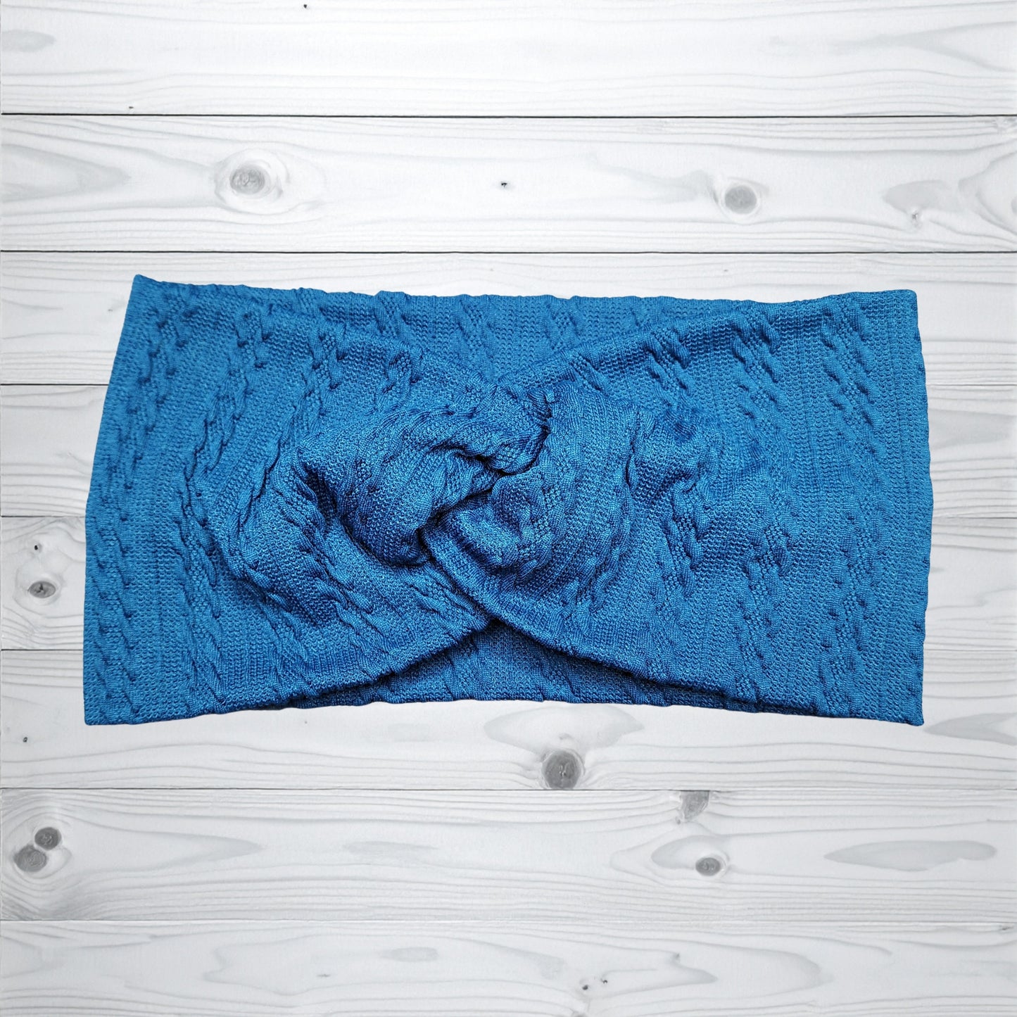 Solid Rib & Cable Knit Cozy Headbands