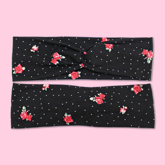 Vintage Roses Headband