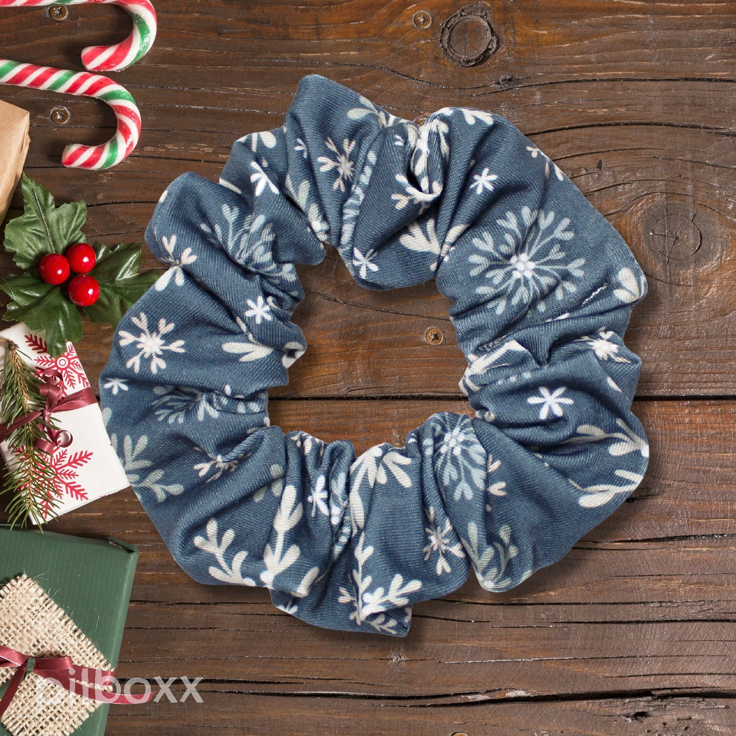 Christmas Scrunchies: Reindeer, Snowflakes, Gingerbread