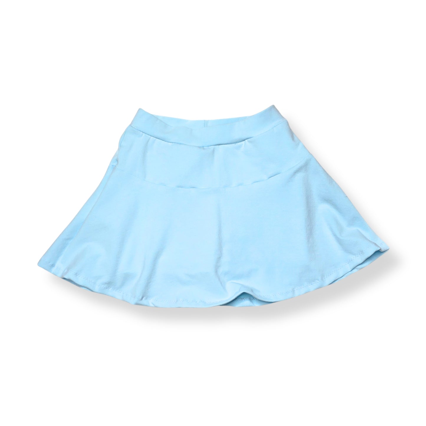 Solid Cotton Skort