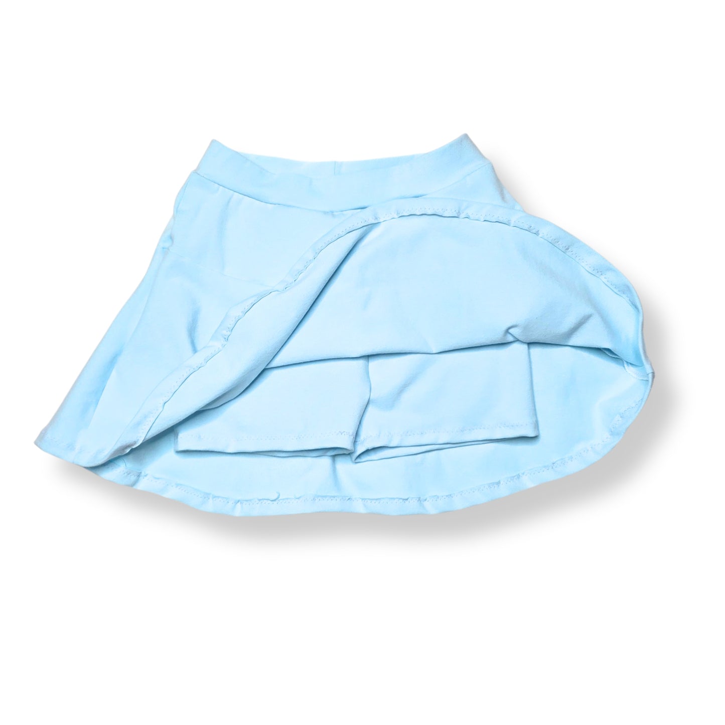 Solid Cotton Skort