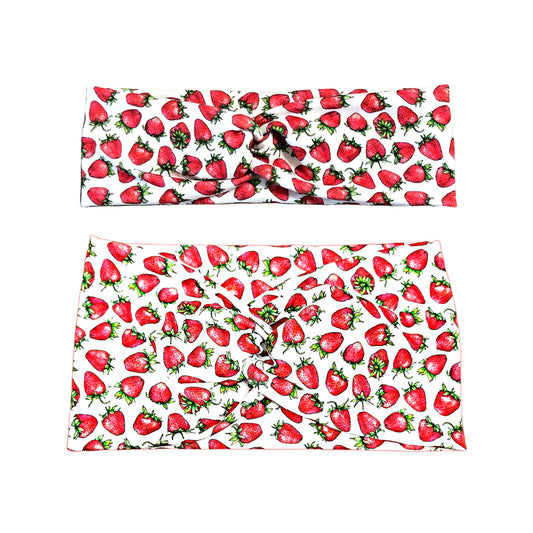 Strawberry Headband or Scrunchie