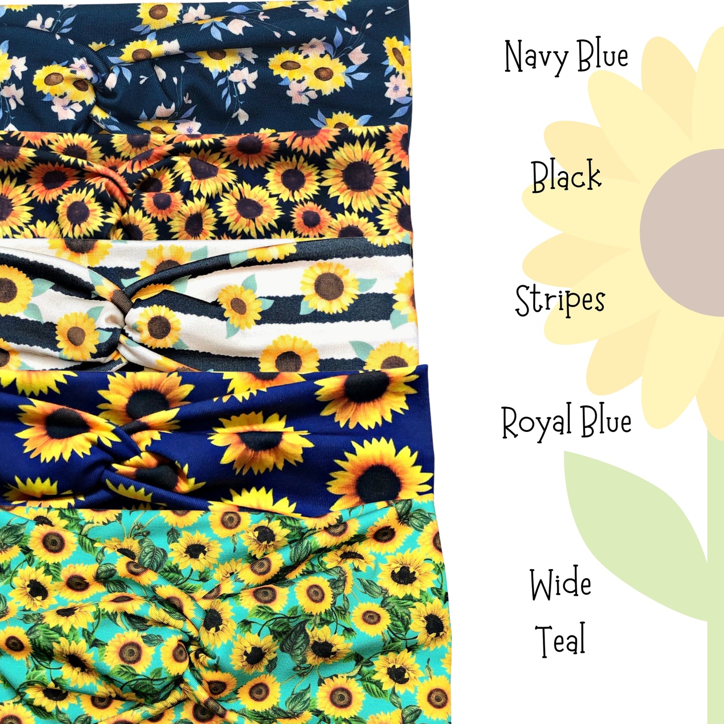 Sunflower Headbands