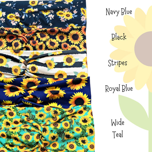 Sunflower Headbands