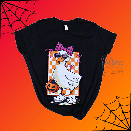 Halloween Girly Goose T-Shirt