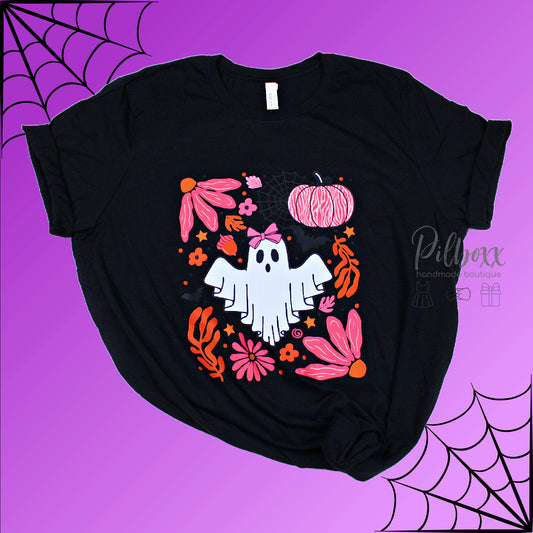 Halloween Girly Ghost T-Shirt