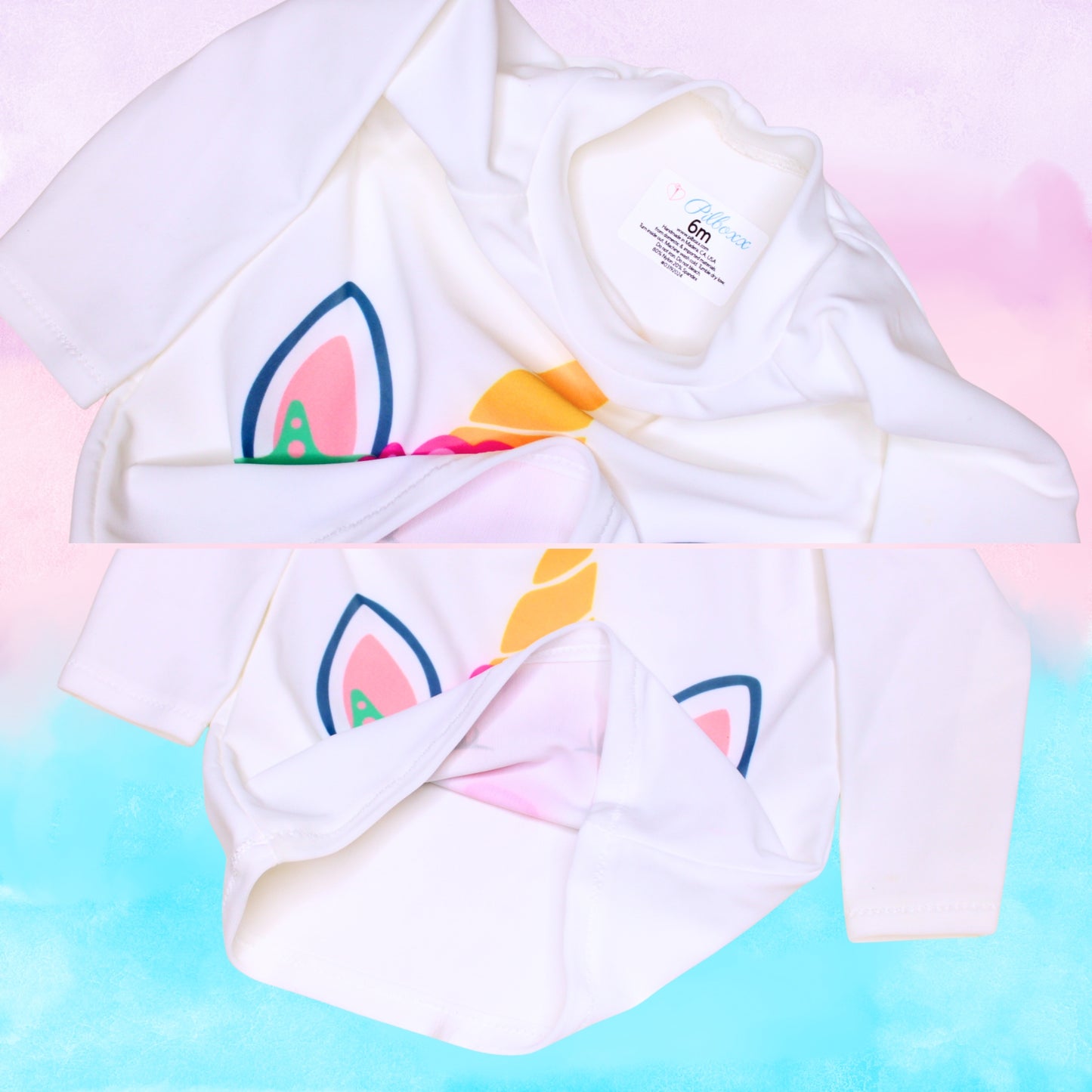 Baby Girl Unicorn Swimsuit, 6m