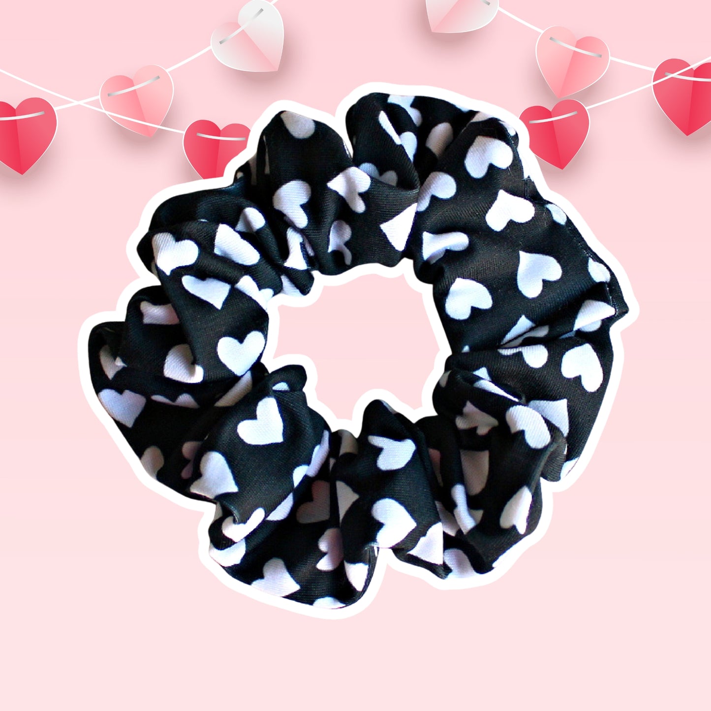 Heart Scrunchies