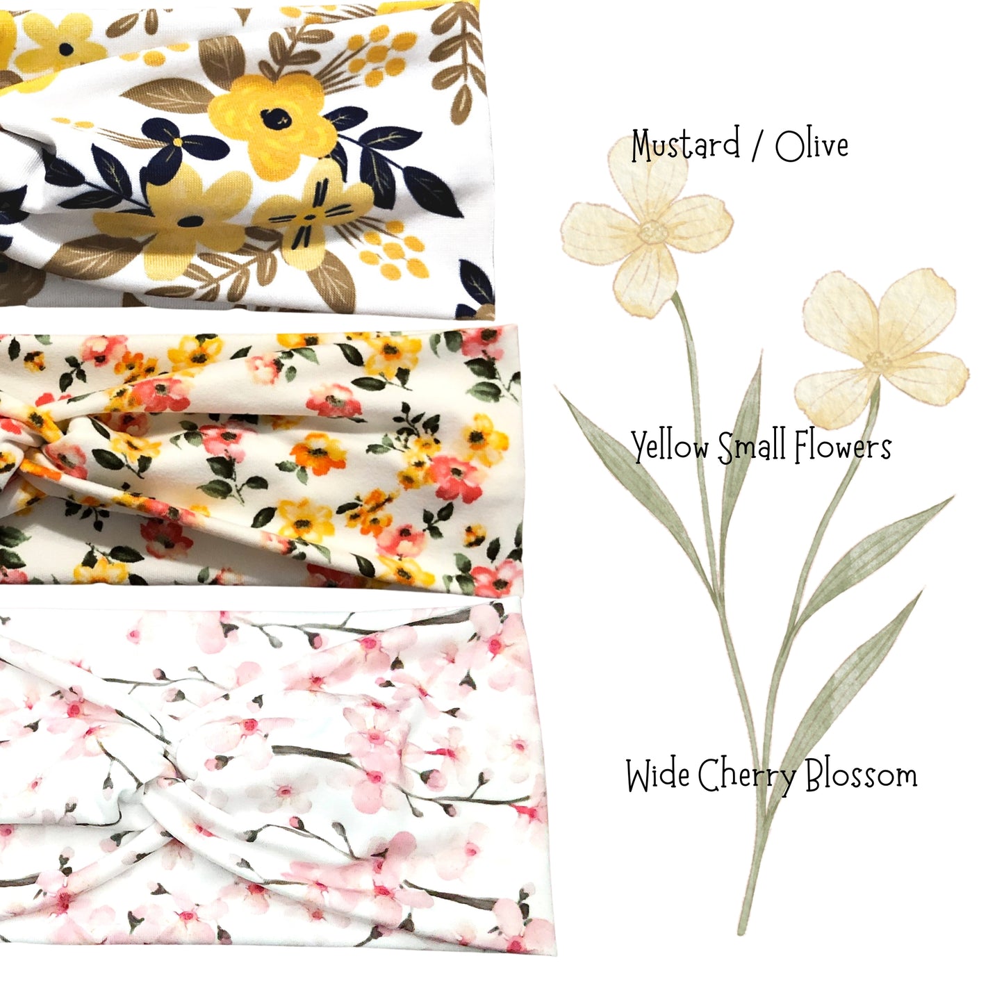 Vintage Floral Headbands