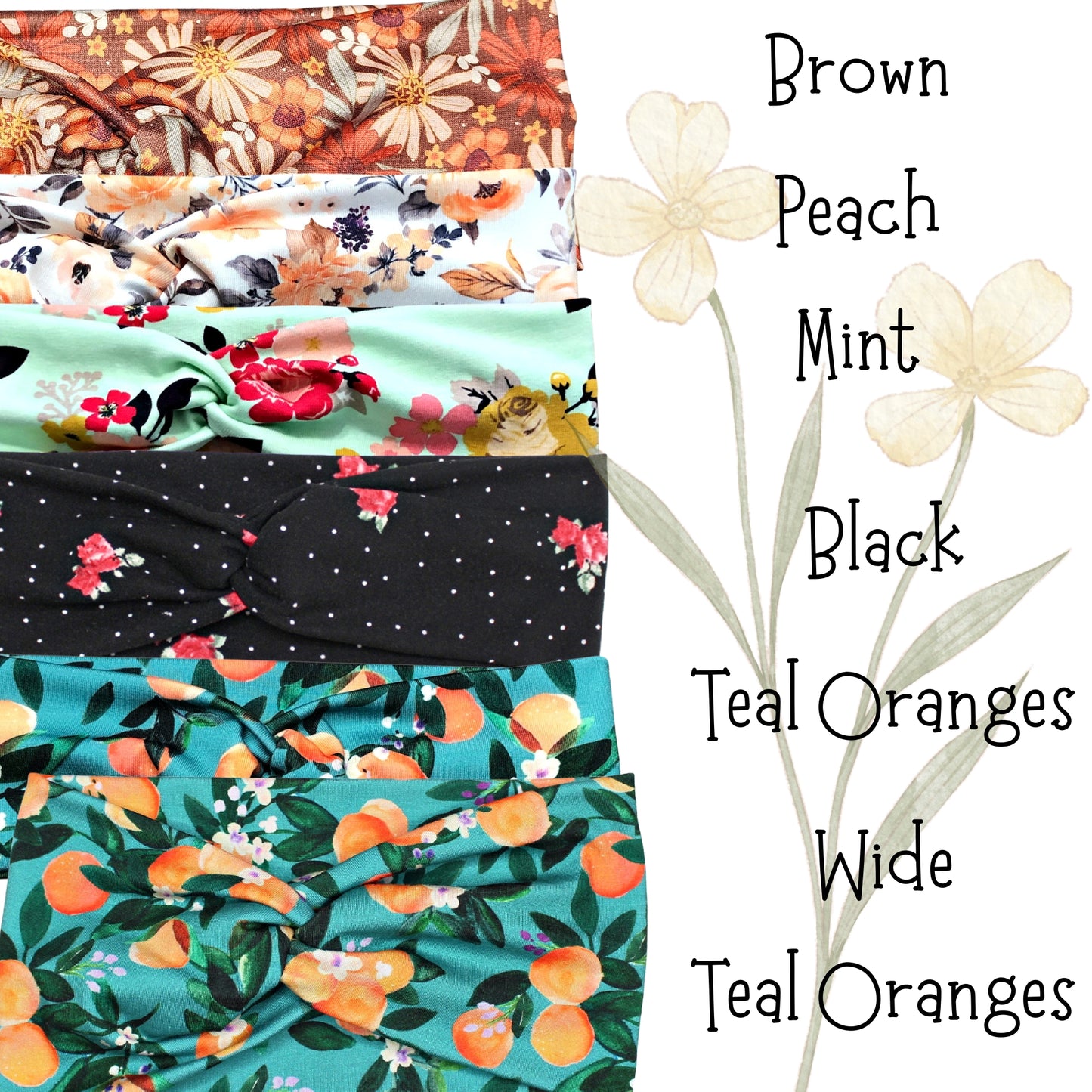 Vintage Floral Headbands