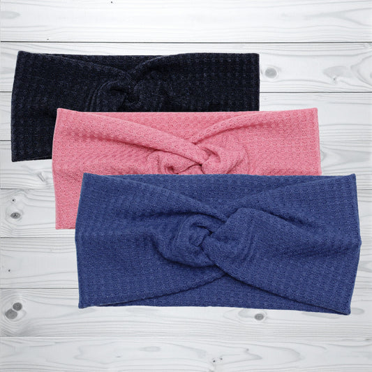 Waffle Headbands, 4"