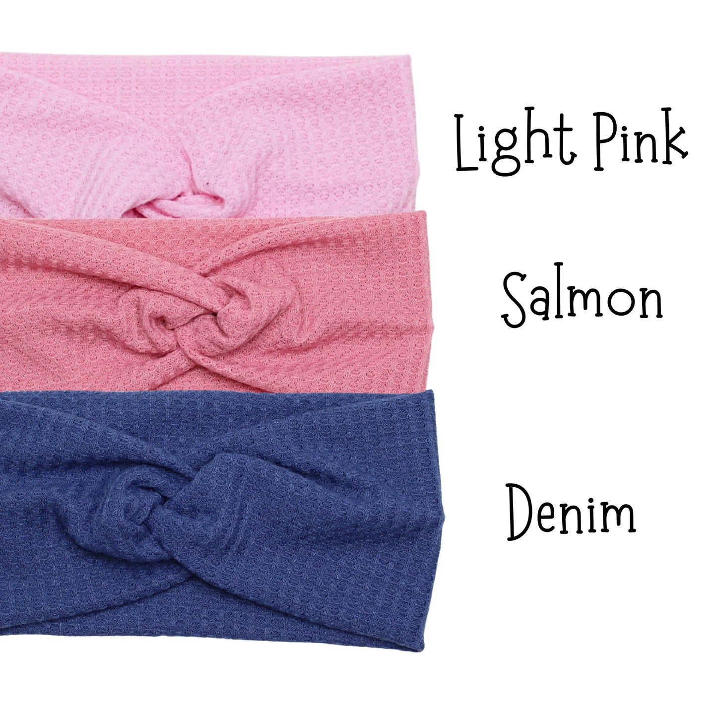 Waffle Headbands, 4"