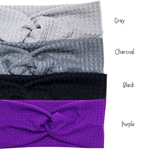 Waffle Headbands, 4"