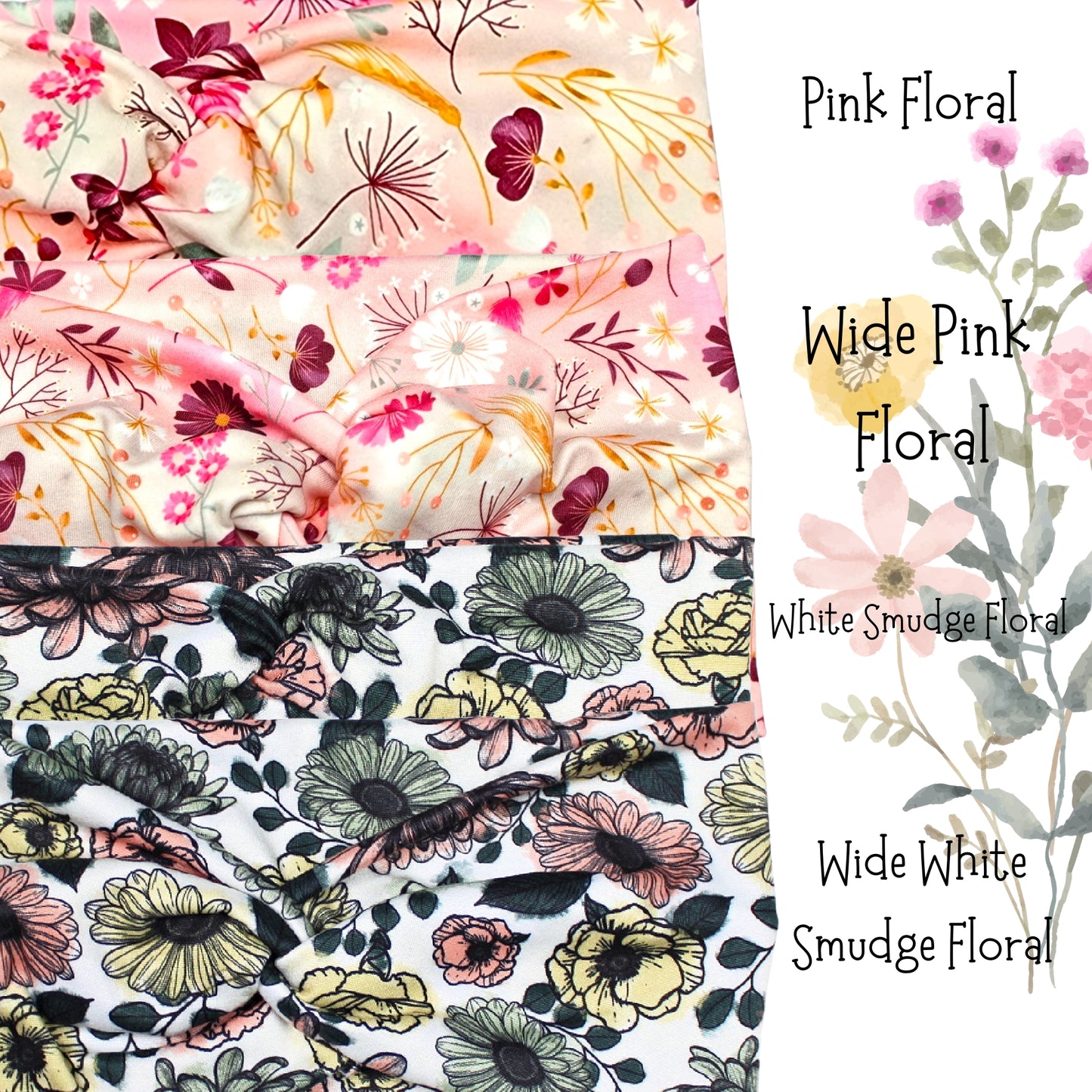 Whimsical Floral Headbands