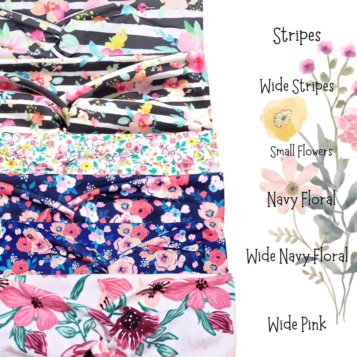 Whimsical Floral Headbands