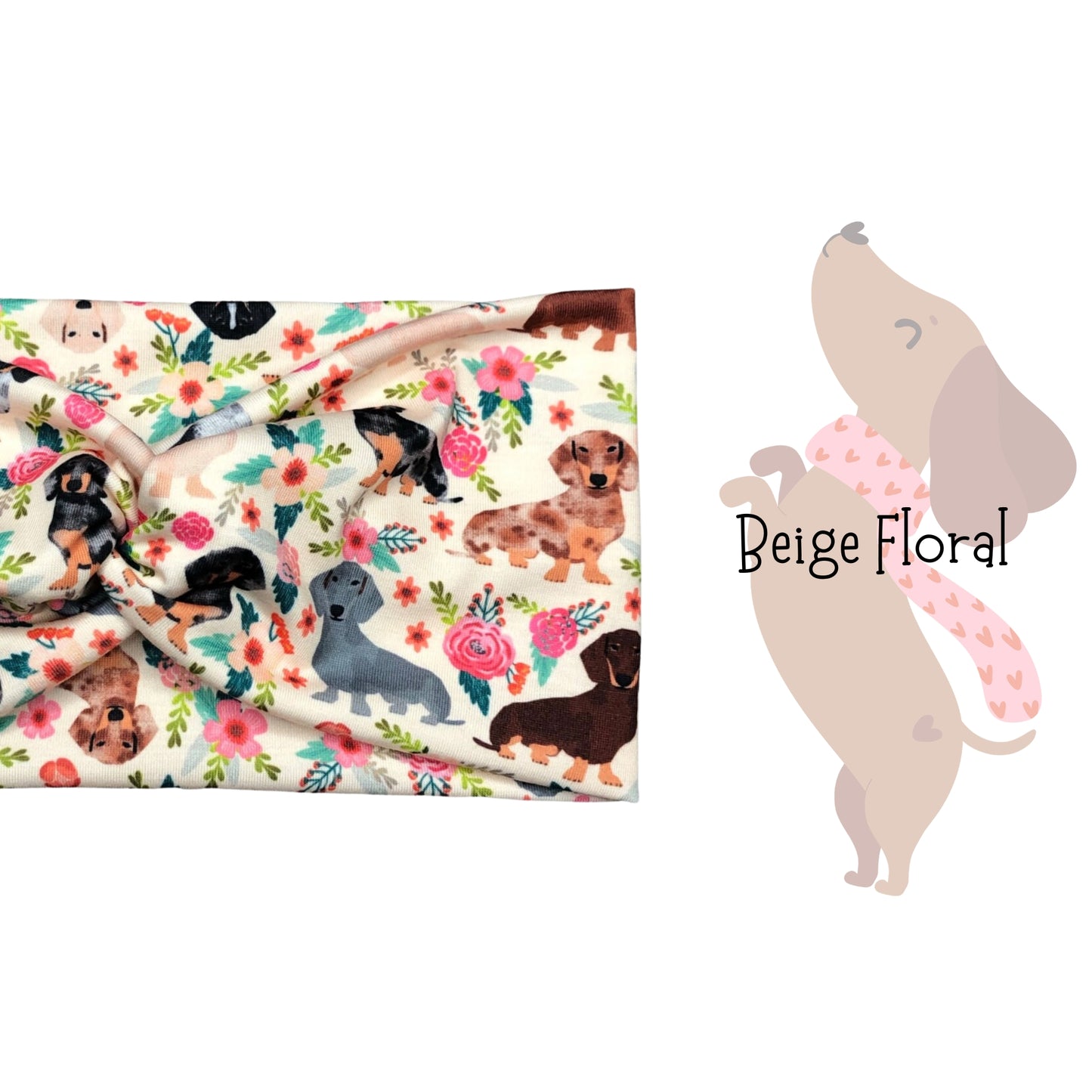 Wiener Dog Stretchy Headbands