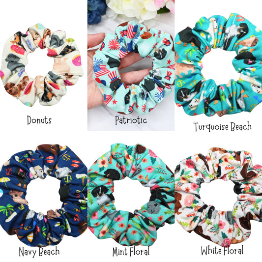 Wiener Dog Hair Scrunchies