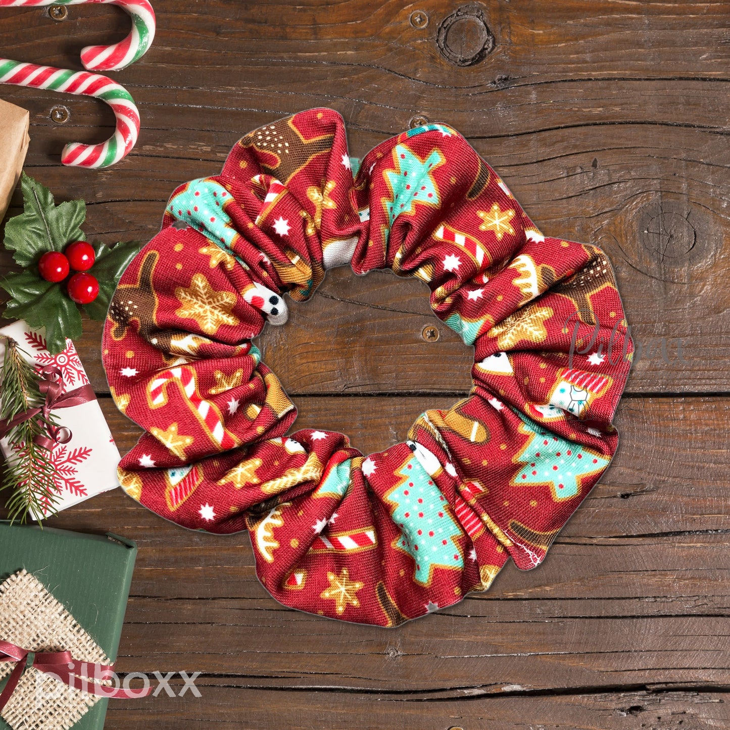 Christmas Cookie Scrunchie