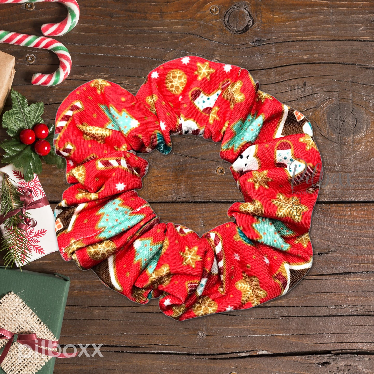 Christmas Cookie Scrunchie