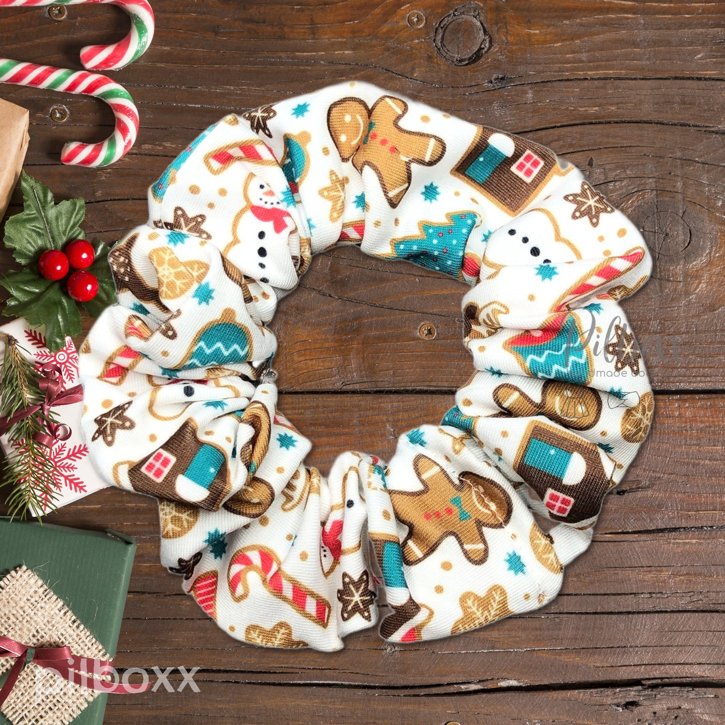 Christmas Cookie Scrunchie
