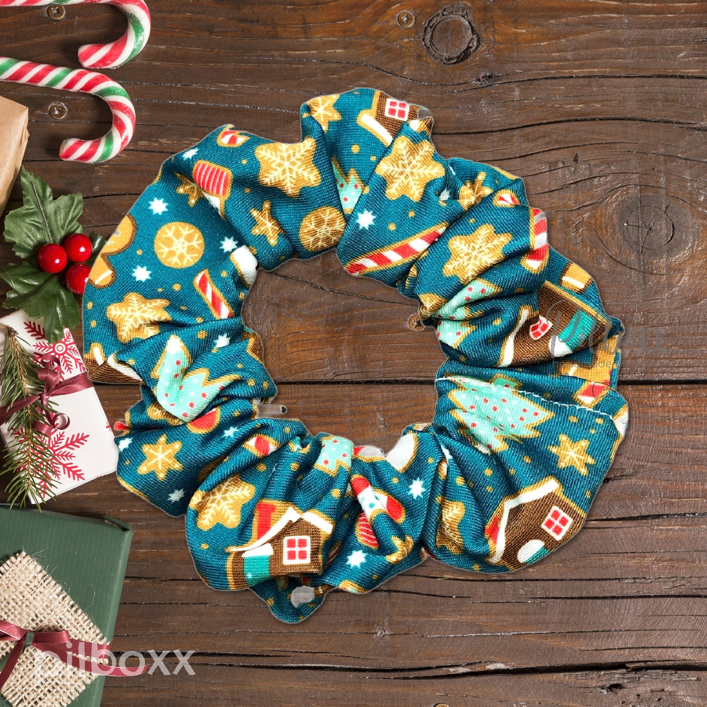 Christmas Cookie Scrunchie