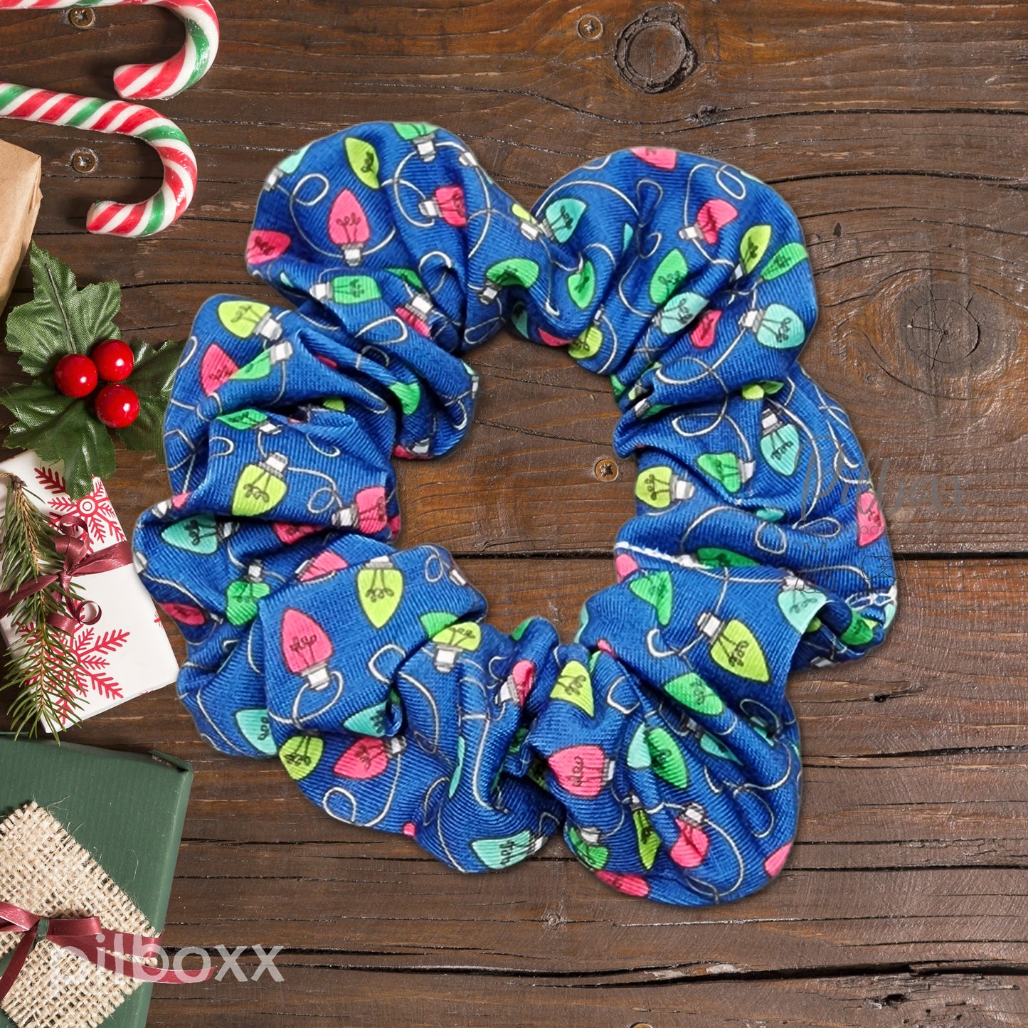 Christmas Lights Scrunchie
