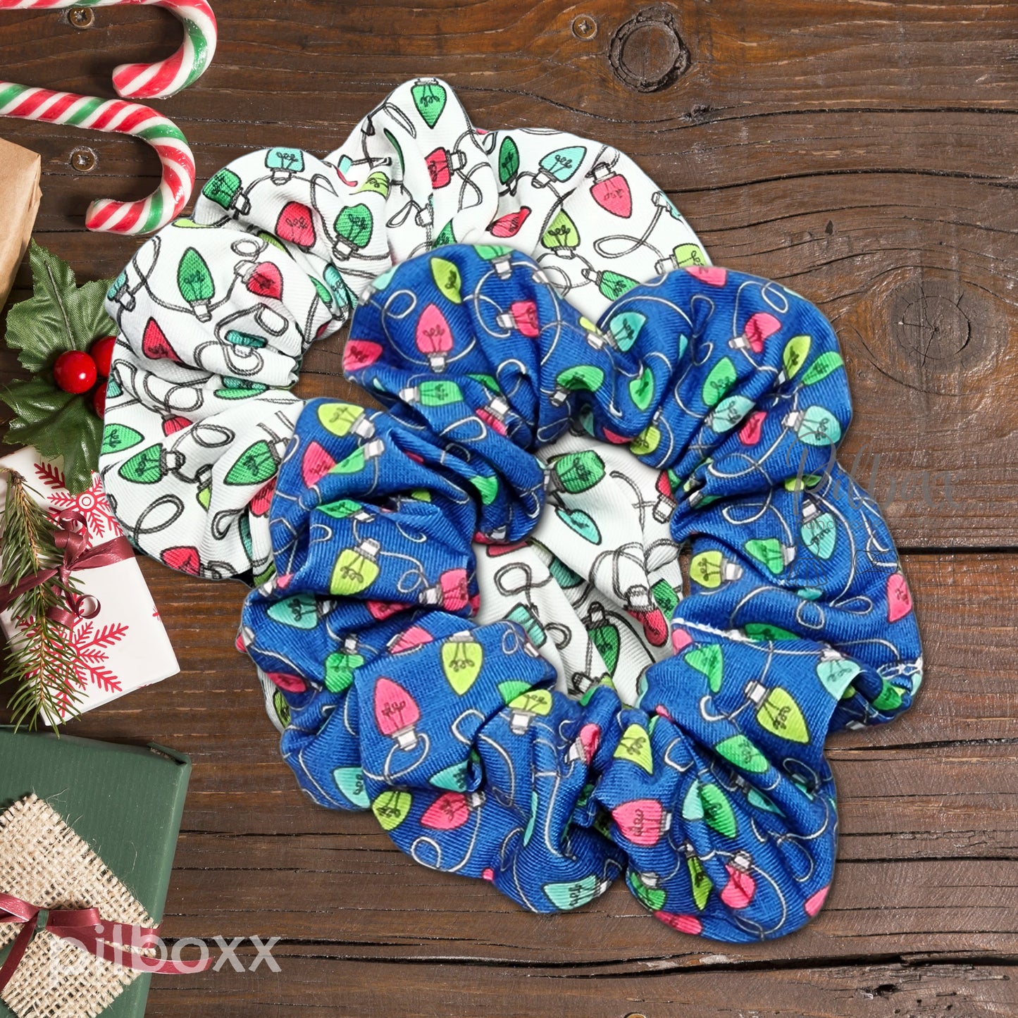 Christmas Lights Scrunchie