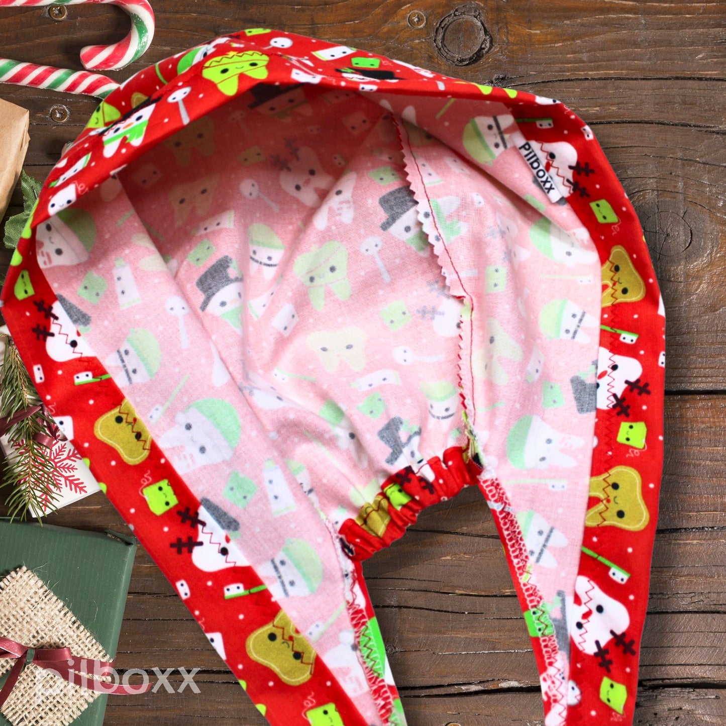 Christmas Dental Scrub Cap